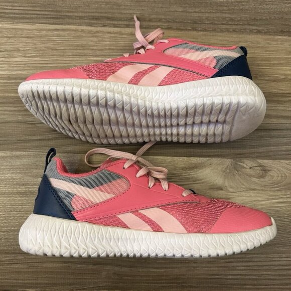 Reebok Girls Reebok Flexagon Energy 3 PS Sneakers Size 3 Pink Lace Up GW0107 EUC - Picture 8 of 11